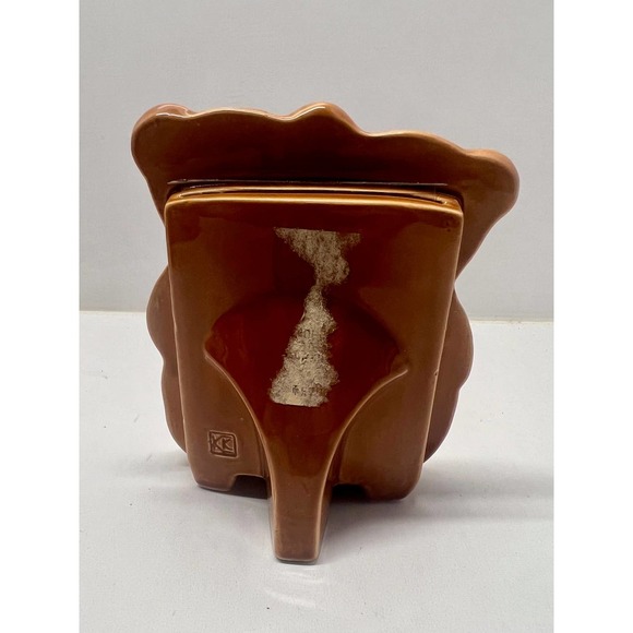 VNTG Ceramic His and Her~ Brother- Sister Picture Frame Teddy Bear Circle Window - Picture 2 of 3